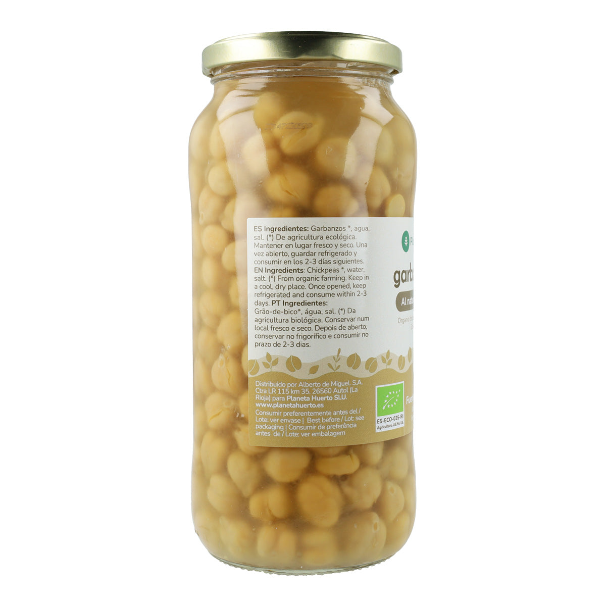 Ceci cotti ECO Planeta Huerto 400 g
