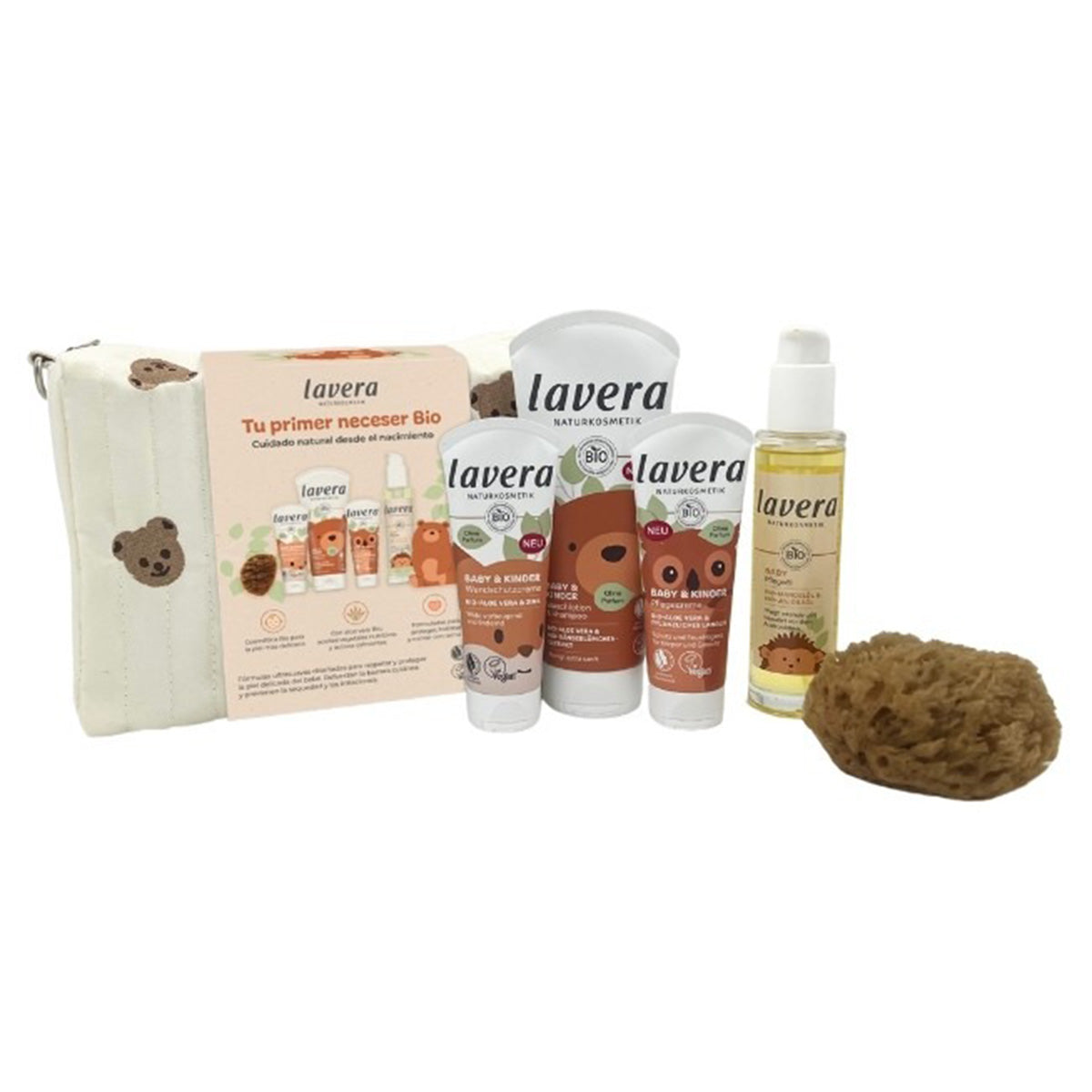 Willkommensset für Babys GRATIS Kosmetiktasche Lavera