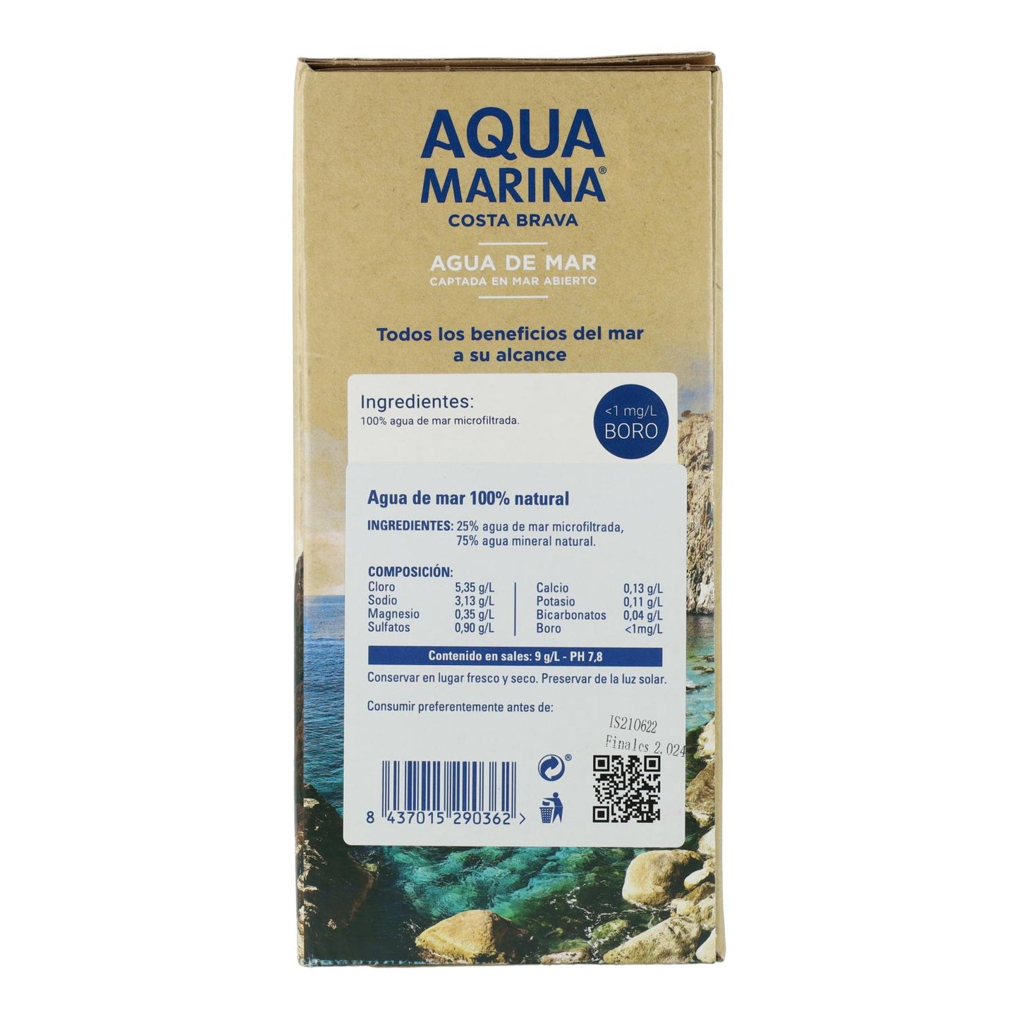 Isotone zeewater B&B Aquamarina 3 L.
