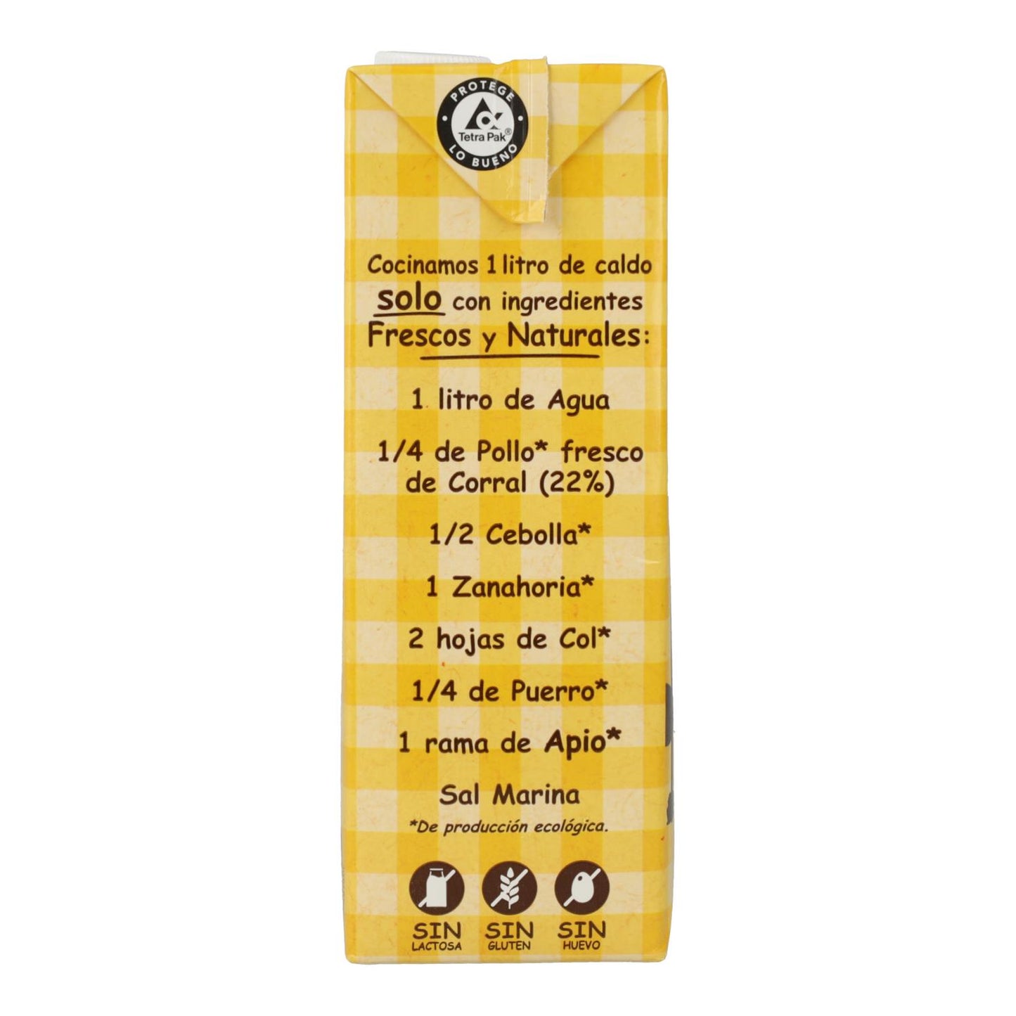Pack 6x Bouillon de poulet Bio Aneto 1L
