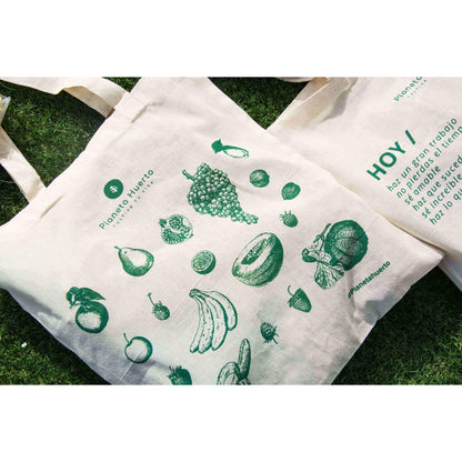 Sac en tissu motif fruits