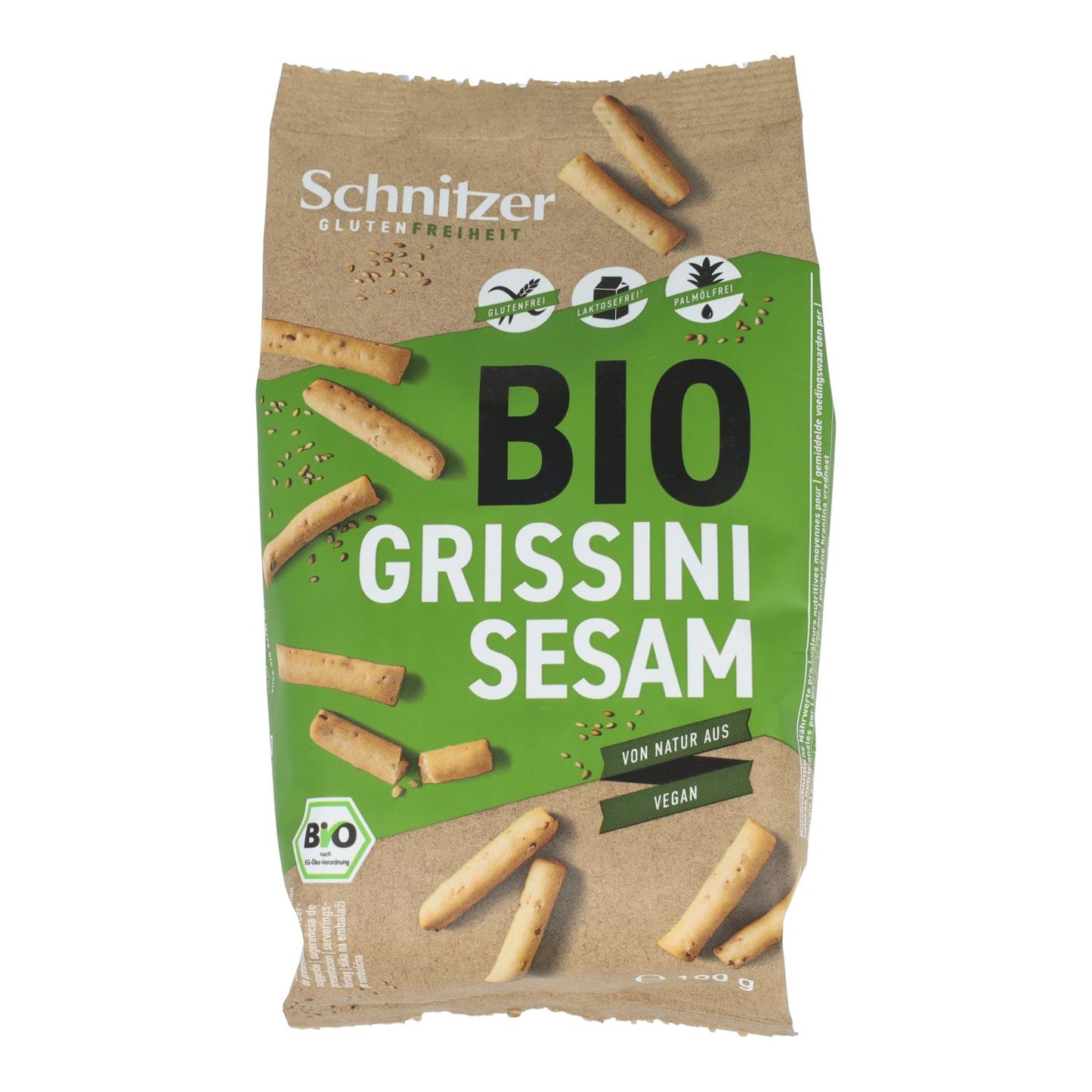Glutenfreie Sesam-Grissini Schnitzer 100 g