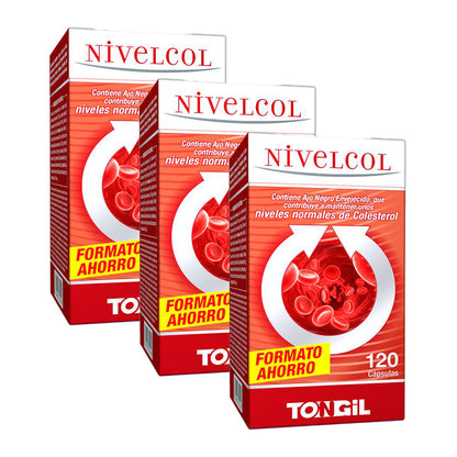 3x-pak Nivelcol Tongil 120 capsules
