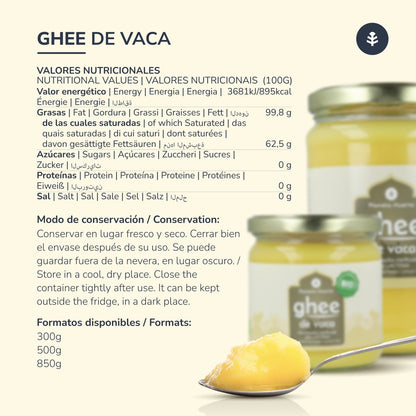 Ghee geklärte Butter ECO Planeta Huerto 500 g