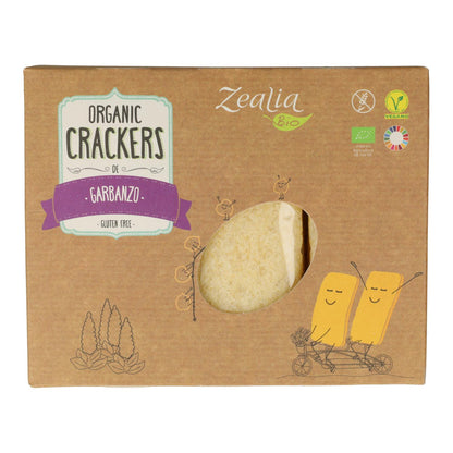 Glutenfreie Bio-Kichererbsen-Cracker Zealia 120 g