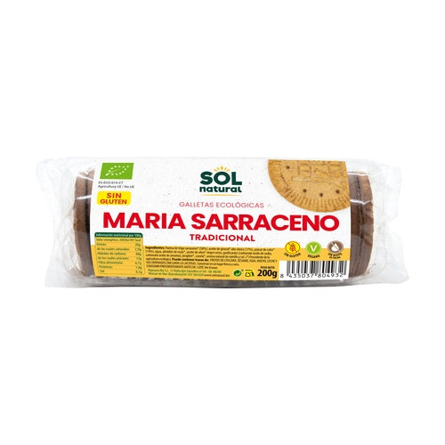 Biscotti María di grano saraceno biologico Sol Natural 200 g
