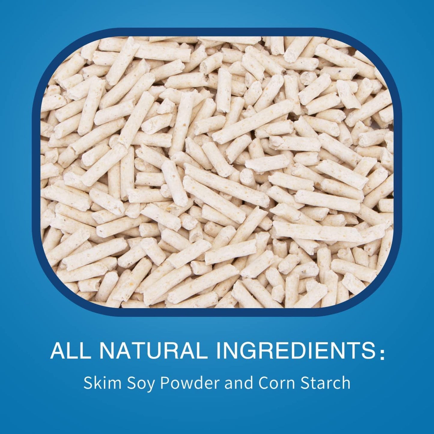 Biologiskt nedbrytbar tofubaserad kattströ Nobleza 3,8 l