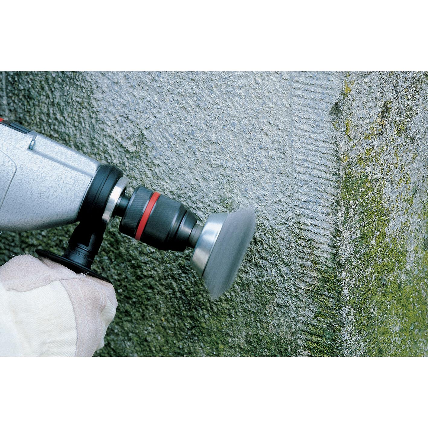 Metallbürste für Bohrmaschine mit Sechskantschaft 1/4" (6,35 mm) Ø 75 mm