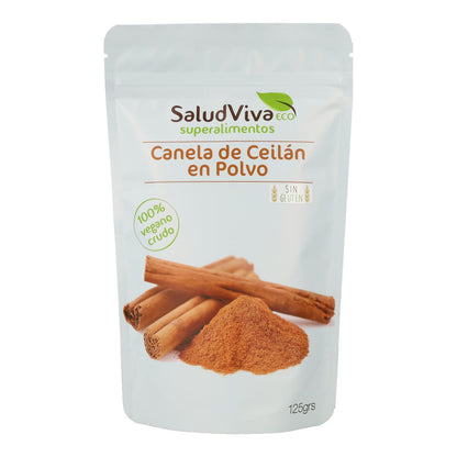 Cannella di Ceylon in polvere 125 g, Salud Viva