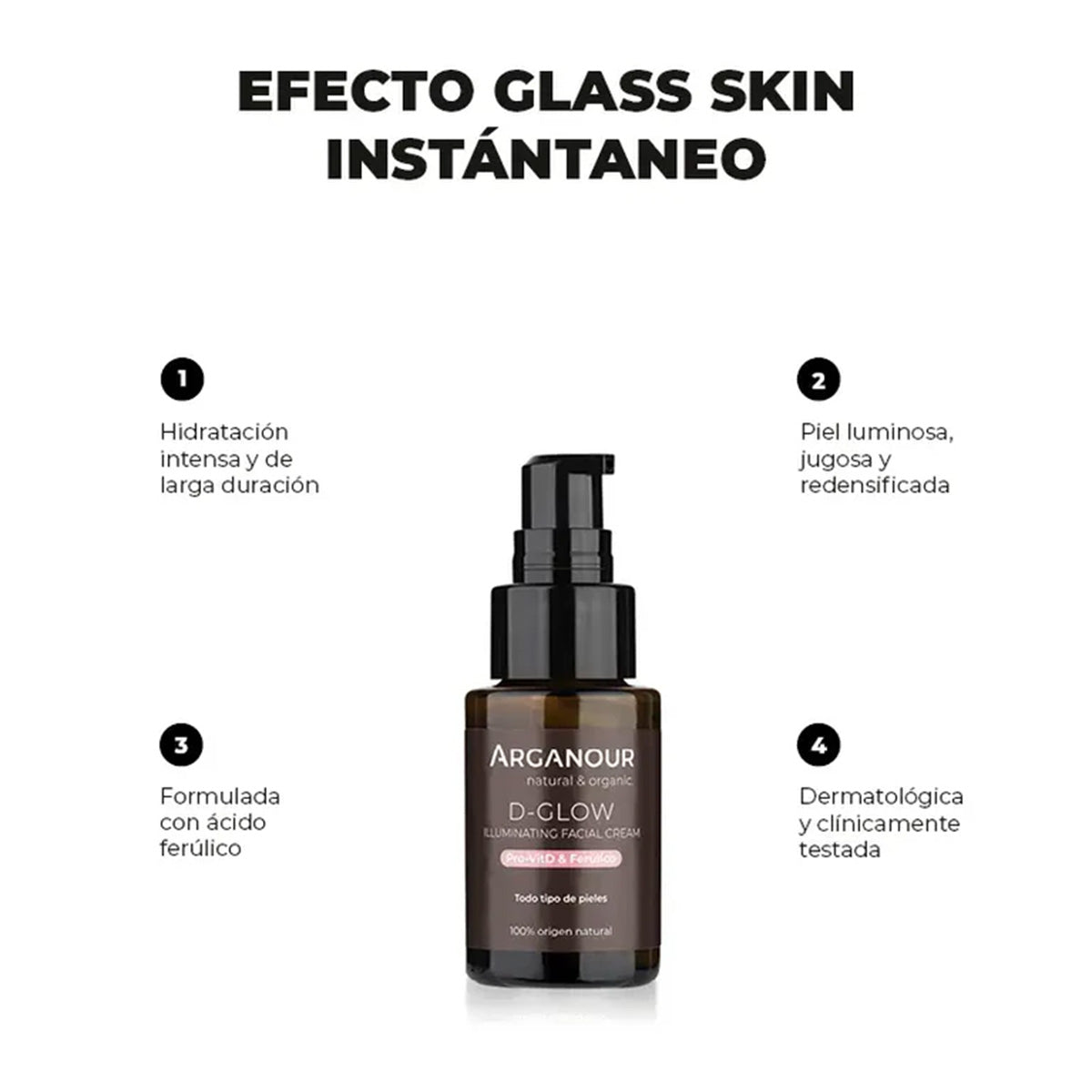 D-Glow Crema facial iluminadora 30 ml