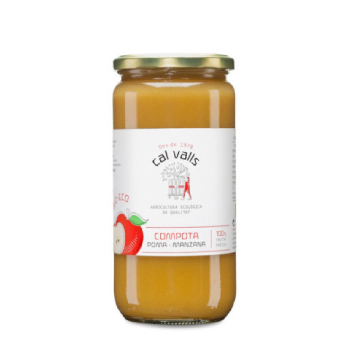 Confezione da 6x Composta di mela Eco Cal Valls 700 g