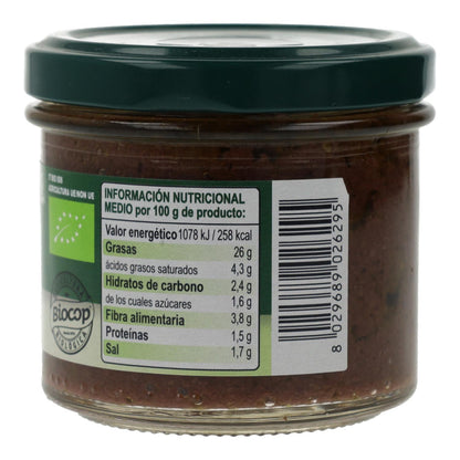 Organic black olive pâté, Italy, 100 g