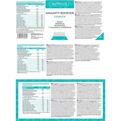 Nutralie Difese immunitarie con Reishi + Propoli + Echinacea 60 capsule
