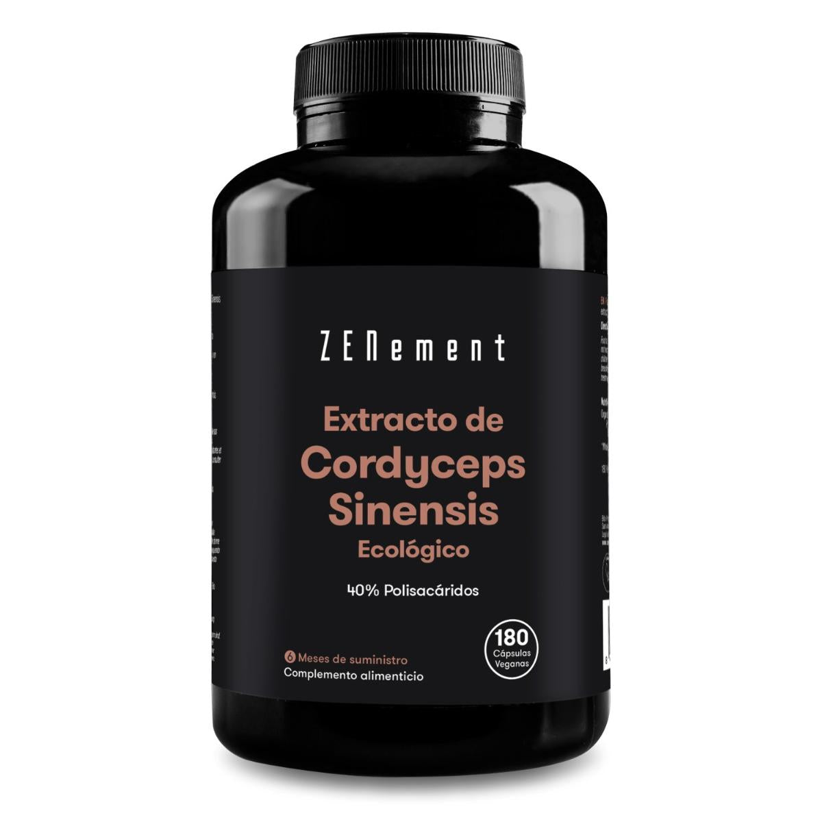 Ekstrakt z Cordyceps Sinensis ECO 40% polisacharydy Zenement, 180 tabletek Cordyceps Sinensis ekologiczny