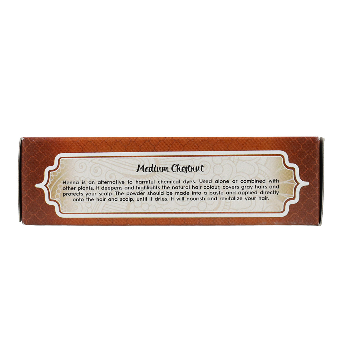 Henna-haarverf Middenbruin in poedervorm Radhe Shyam 100 g