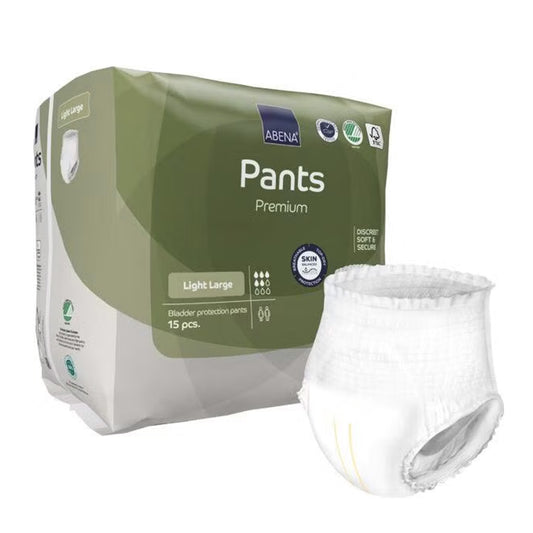 Pants Light per incontinenza leggera, taglia L, ABENA 15 pezzi
