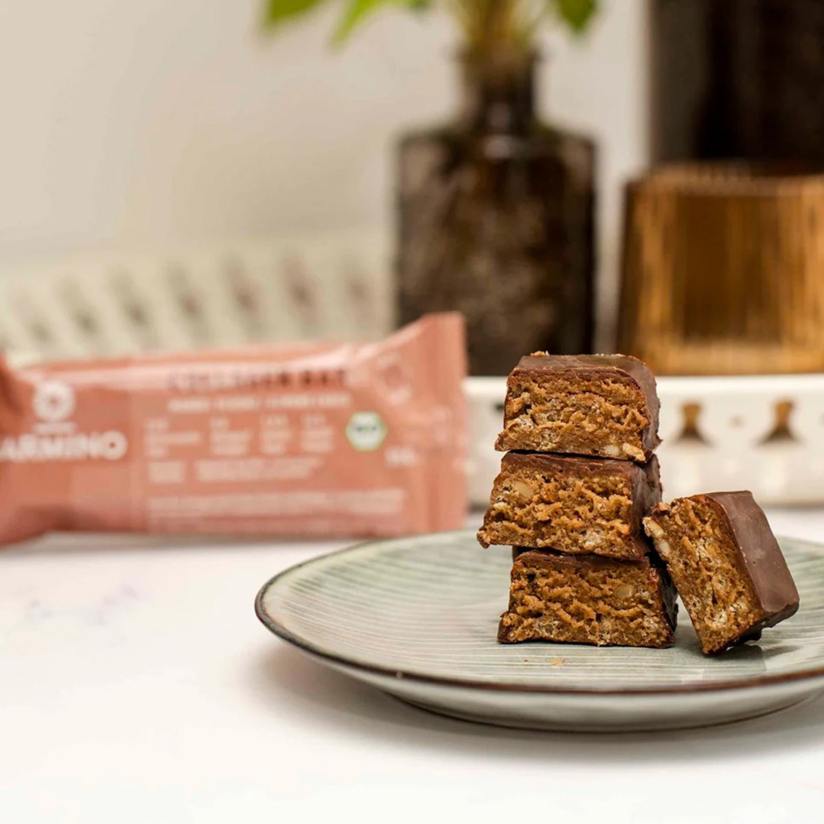 Batony kolagenowo-białkowe BIO migdałowo-kakaowe Jarmino