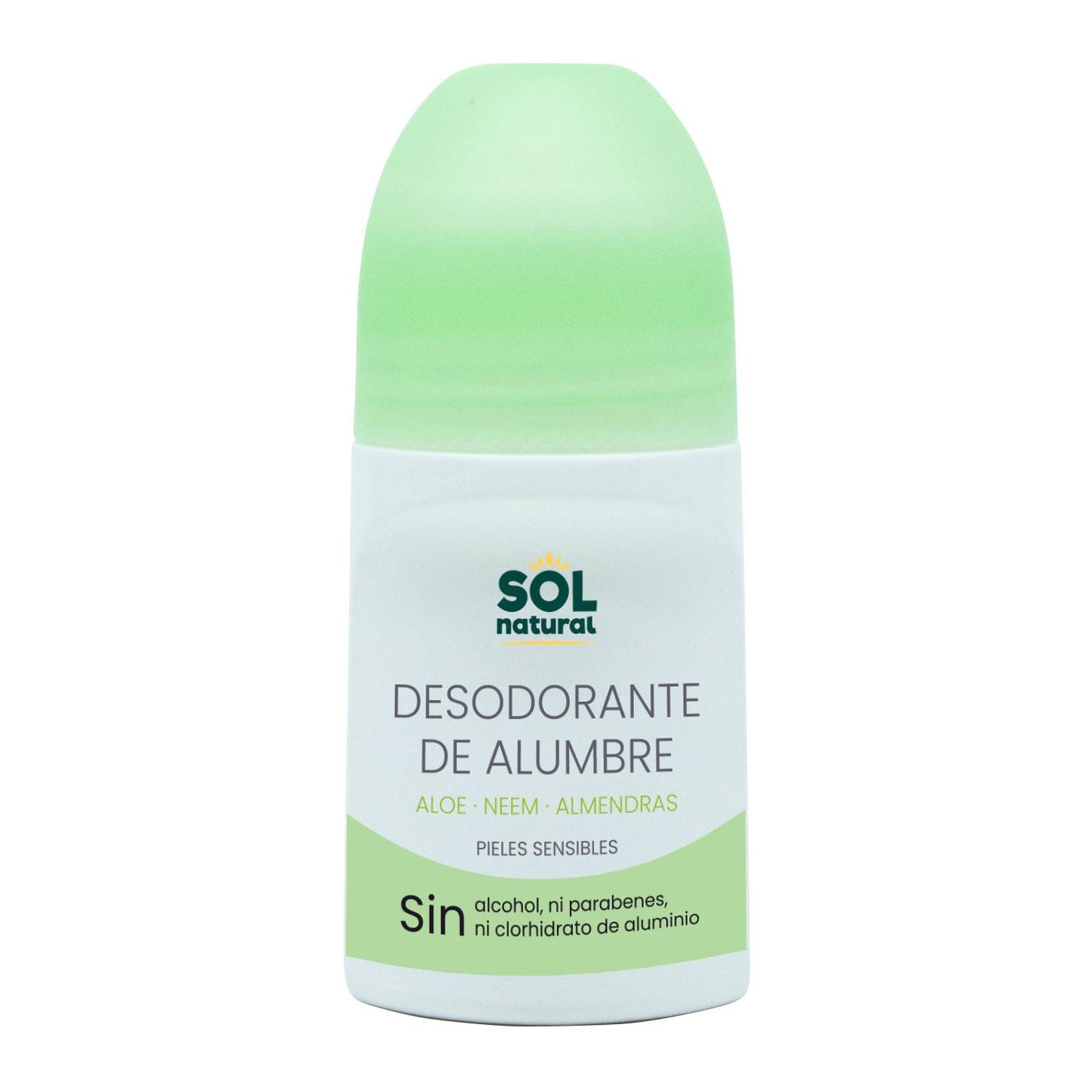 Deodorante liquido all'allume, aloe vera e neem Sol Natural 75 ml