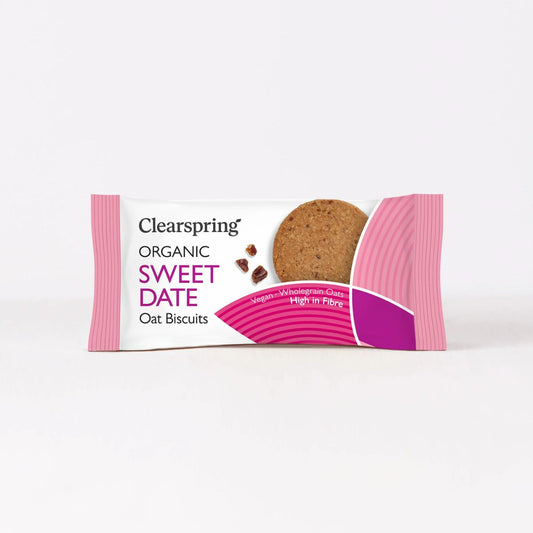Clearspring Organic Oat and Date Biscuits, 40 g