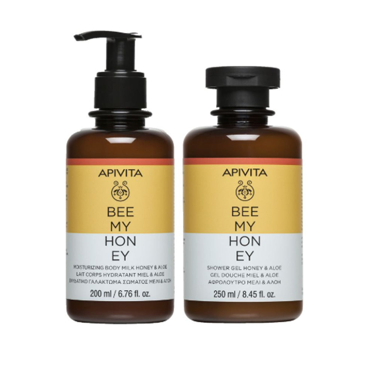 Bee My Honey Geschenkset Gel 250 ml + Körpermilch 200 ml