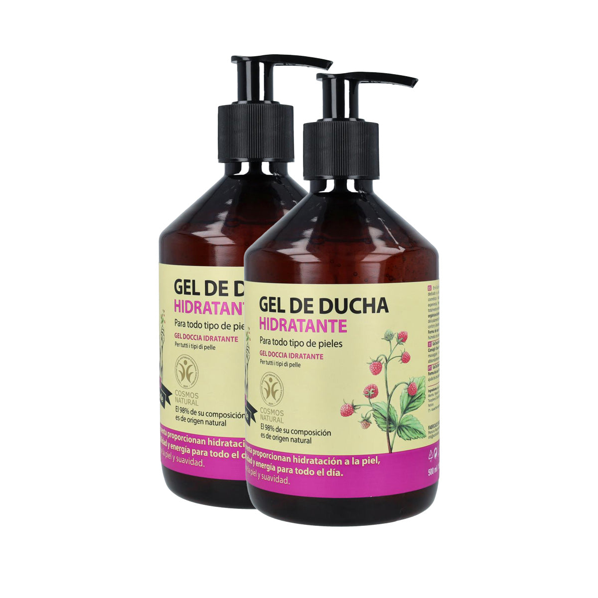 Pack 2x Gel douche hydratant tous types de peaux Oma Gertrude 500 ml