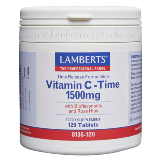Vitamina C a rilascio prolungato 1500 mg Lamberts 120 compresse