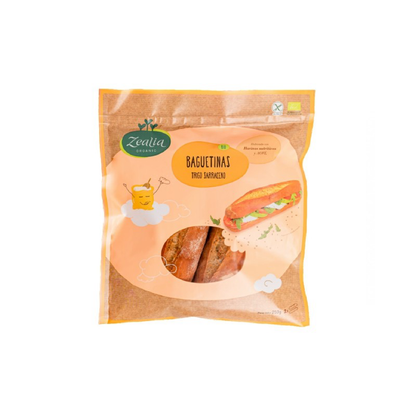 Baguette di grano saraceno BIO senza glutine Zealia 250 g