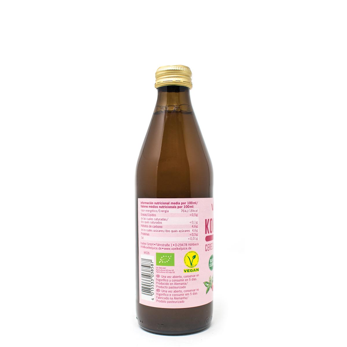 Kombucha wiśniowo-miętowa BIO Voelkel 330 ml