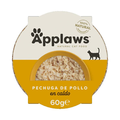 Applaws Cat Tarrina Pechuga Pollo y Arroz para gatos 60 g