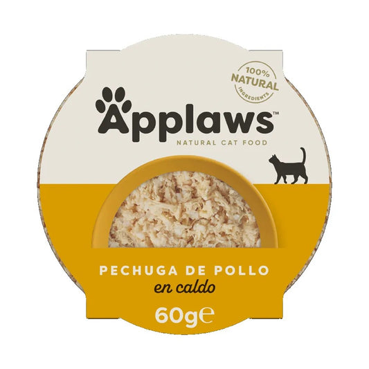 Applaws Cat Tarrina Pechuga Pollo y Arroz para gatos 60 g
