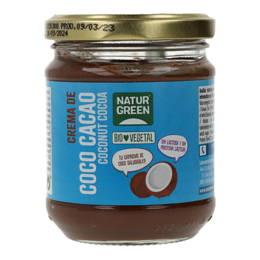 Crema spalmabile al cocco e cacao Naturgreen 200 g