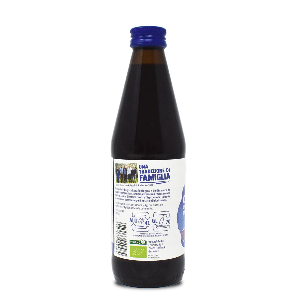 Succo di mirtilli rossi puro Demeter Voelkel 330 ml