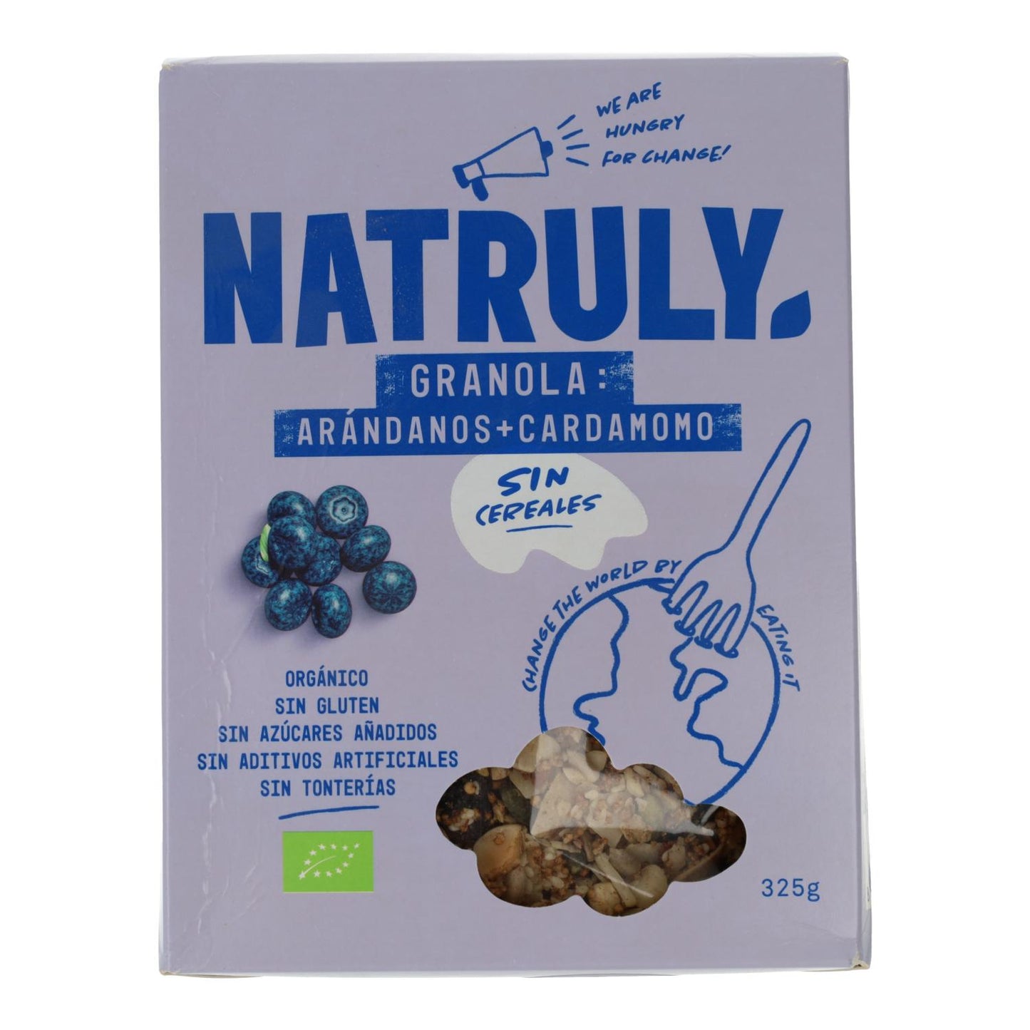 Granola med blåbär och kardemumma BIO Natruly 325 g