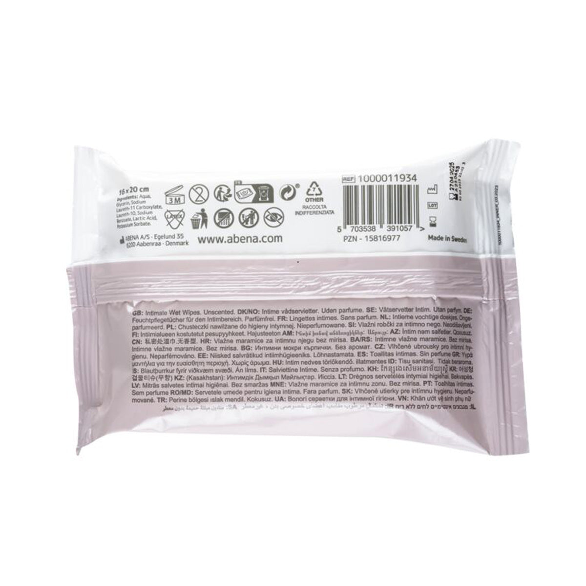 Salviettine intime umidificate 20 pz ABENA