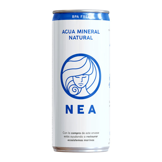 Naturligt mineralvatten i burk NEA 330 ml