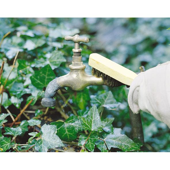 Wolfcraft 272500 brass hand brush, 200 mm