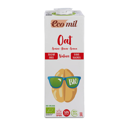 Bevanda vegetale all'avena senza zucchero Bio ECOMIL 1 L