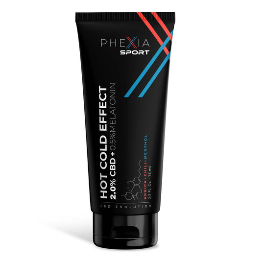 CBD i melatonina o działaniu chłodząco-rozgrzewającym Mayday, Phexia, 75 ml