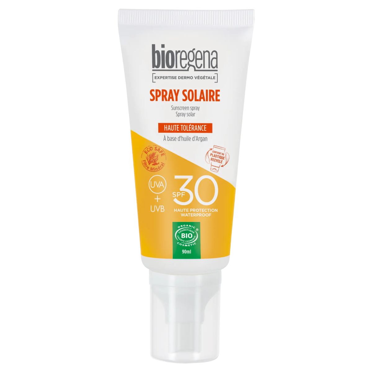 Spray solaire SPF 30 hypoallergénique Bioregena 90 ml