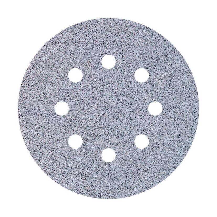 5 disques abrasifs adhésifs pour ponceuses excentriques Ø 125 mm Wolfcraft grain 80