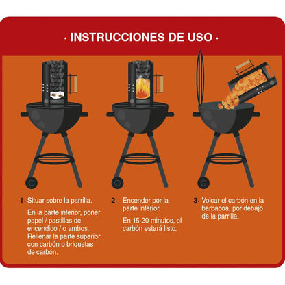 Accenditore per carbone per barbecue Okfuego