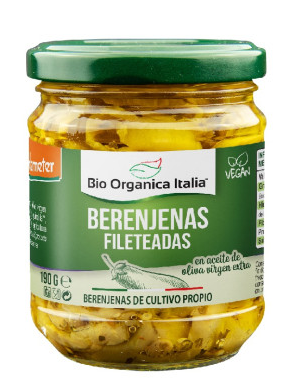 Berenjena aceite bio organica italia 190 g