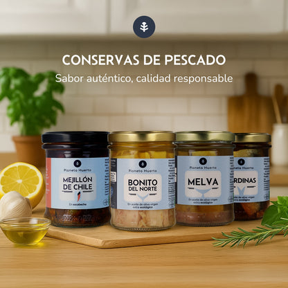 Pack 12x Sardines à l'huile d'olive vierge extra ECO Planeta Huerto 190 g