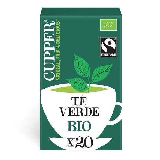 Thé vert classique bio Cupper, 20 sachets