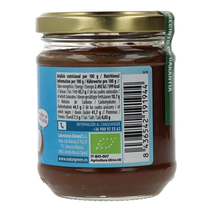 Crema spalmabile al cocco e cacao Naturgreen 200 g