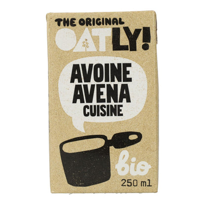 Crema d'avena leggera Cuisine Oatly Bio, 250 ml