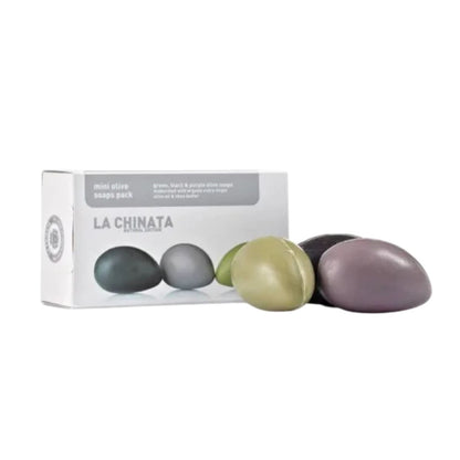 Packung Mini-Olivenseifen La Chinata 75 g