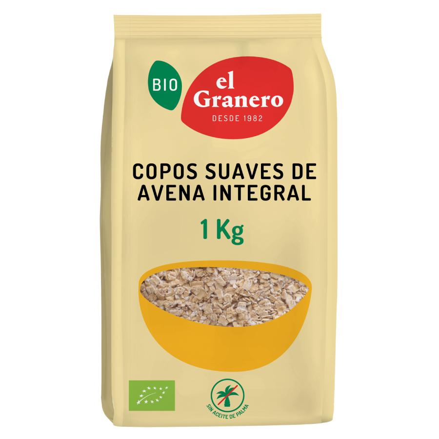 El Granero organic soft wholemeal oat flakes 3 kg