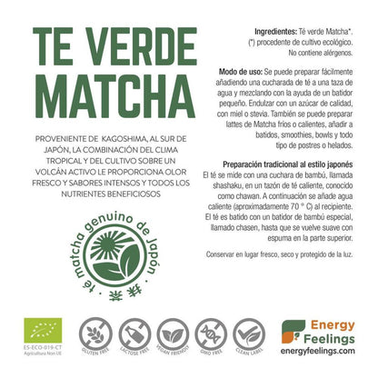 Confezione da 2 tè verde Matcha ECO Energy Feelings