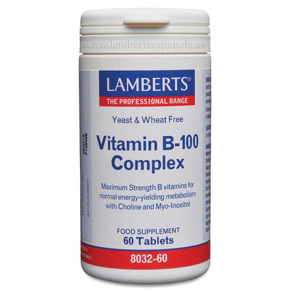 Vitamine B-100-complex Lamberts, 60 tabletten